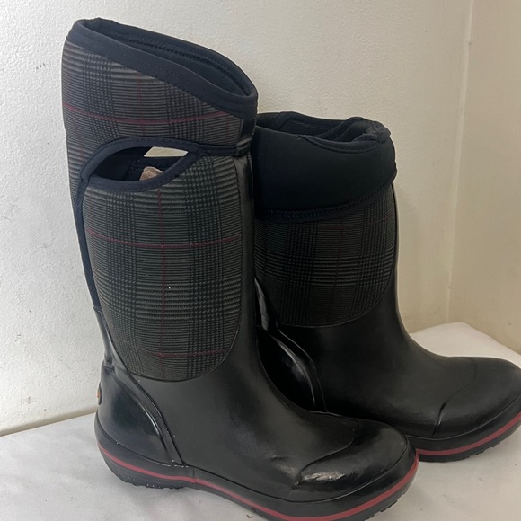 Bogs Women's Plimsoll Prince of Wales Sz 7 - Picture 3 of 16